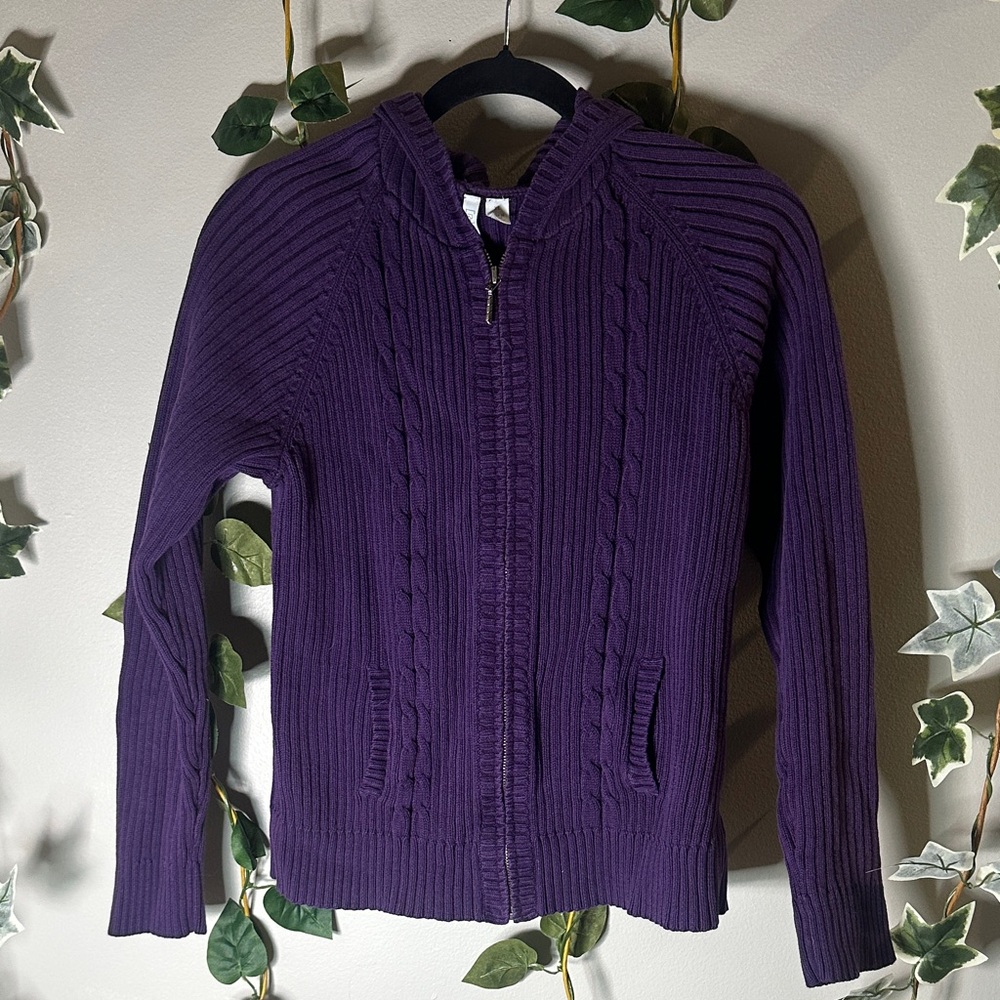 Relativity Deep Purple Women's Cardigan